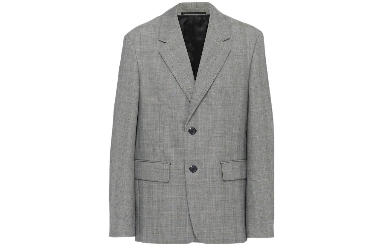 PRADA Single-breasted Wool Jacket