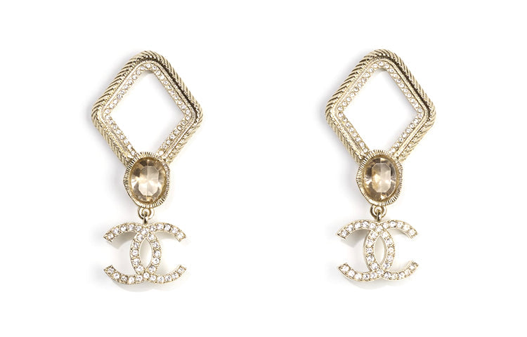 CHANEL Earrings Women's Gold