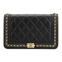 CHANEL 23P SS Grained Embossed Cow Leather Mahjong Bag Shoulder Bag Crossbody Bag Regular Women's Black