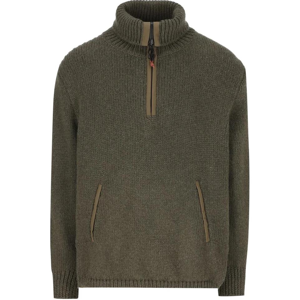 Loro Piana Quater Zip Knit Sweater