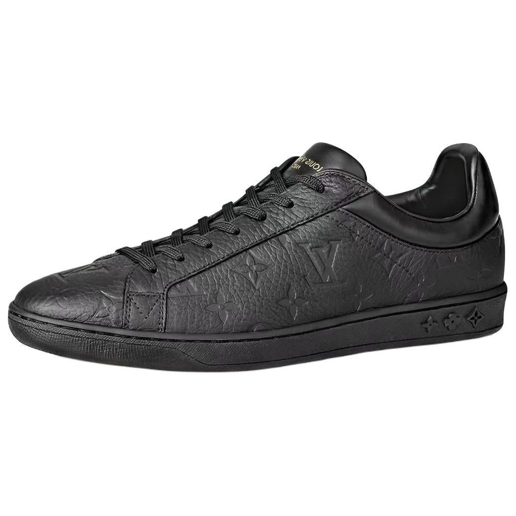 LOUIS VUITTON Luxembourg Low-Top Skateboard Shoes Men's Black