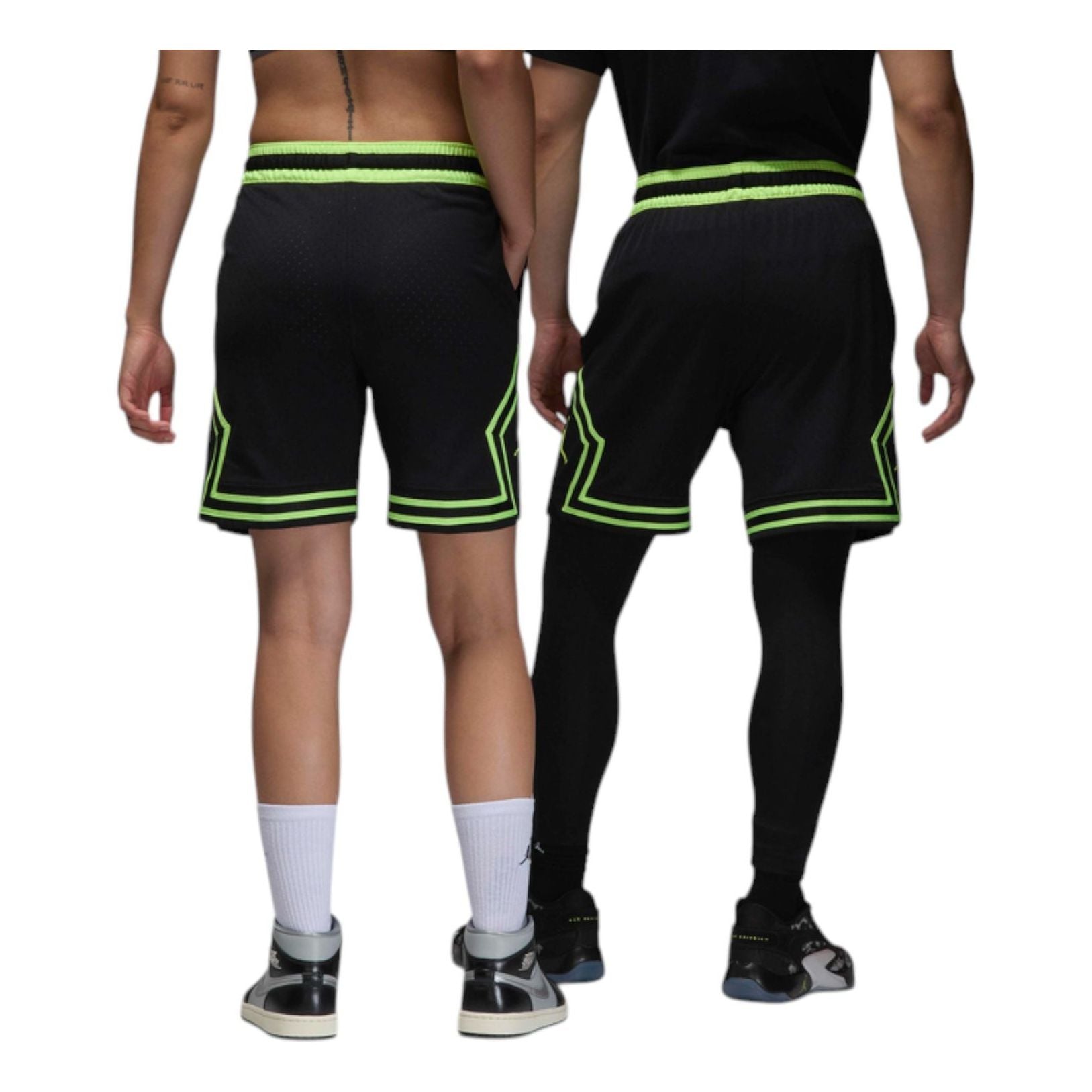 Air Jordan Sport Dri-FIT Diamond Shorts 'Black Volt Glow' FV8612-010