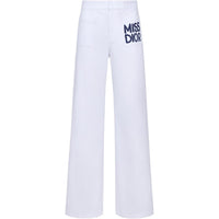 DIOR FW24 Casual Pants Women's White