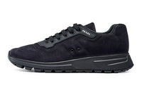 PRADA Anti-Slip Wear-Resistant Low-Top Casual Shoes Men's Black