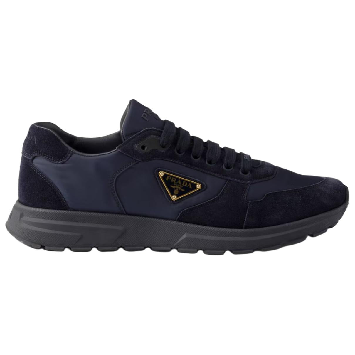 PRADA Prax 2.0 Low Top Casual Shoes Men's Marine Blue