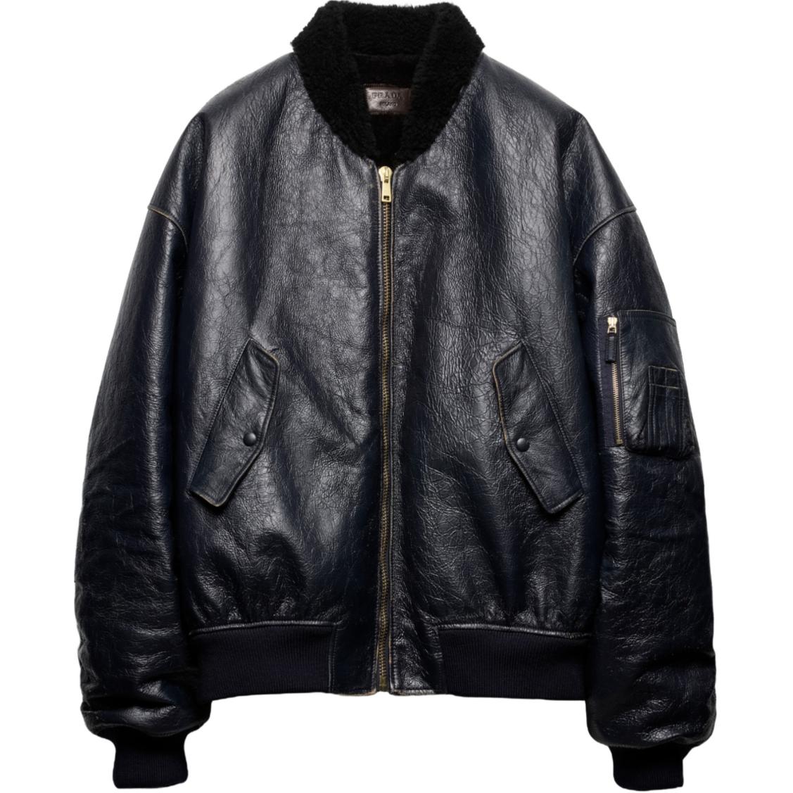 PRADA SS24 Puffer Jacket Men's Black