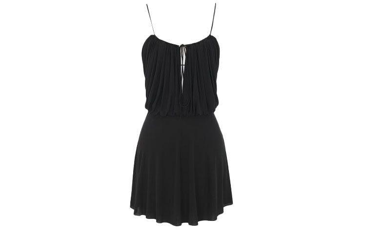 SAINT LAURENT Slip Dresses Women's Black