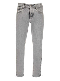 Brunello Cucinelli Stonewashed Slim-Fit Trousers