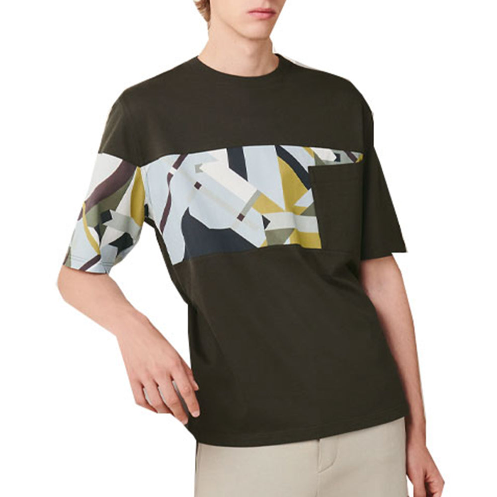 HERMES T-Shirts Men Khaki
