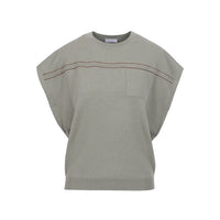 Brunello Cucinelli Ribbed Cashmere Vest