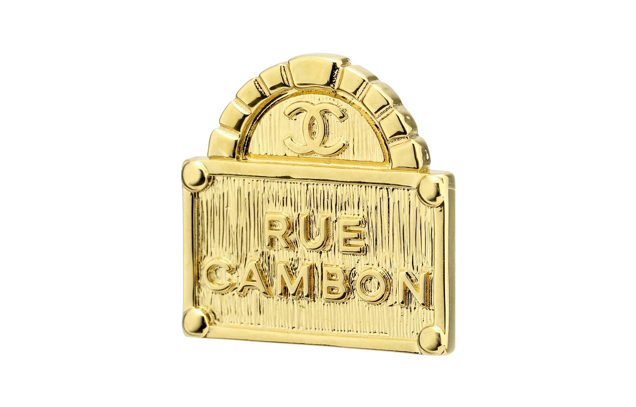 CHANEL Earrings Women's Gold