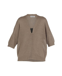 Brunello Cucinelli Monili V-Neck Knit Top