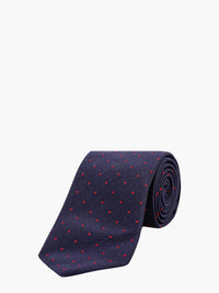 Brunello Cucinelli Embroidered Polka-Dot Pattern Tie