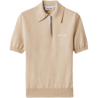 MIU MIU Cashmere Polo Top