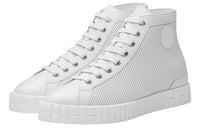 HERMES High Top Stylish Skateboarding Shoes Women's White
