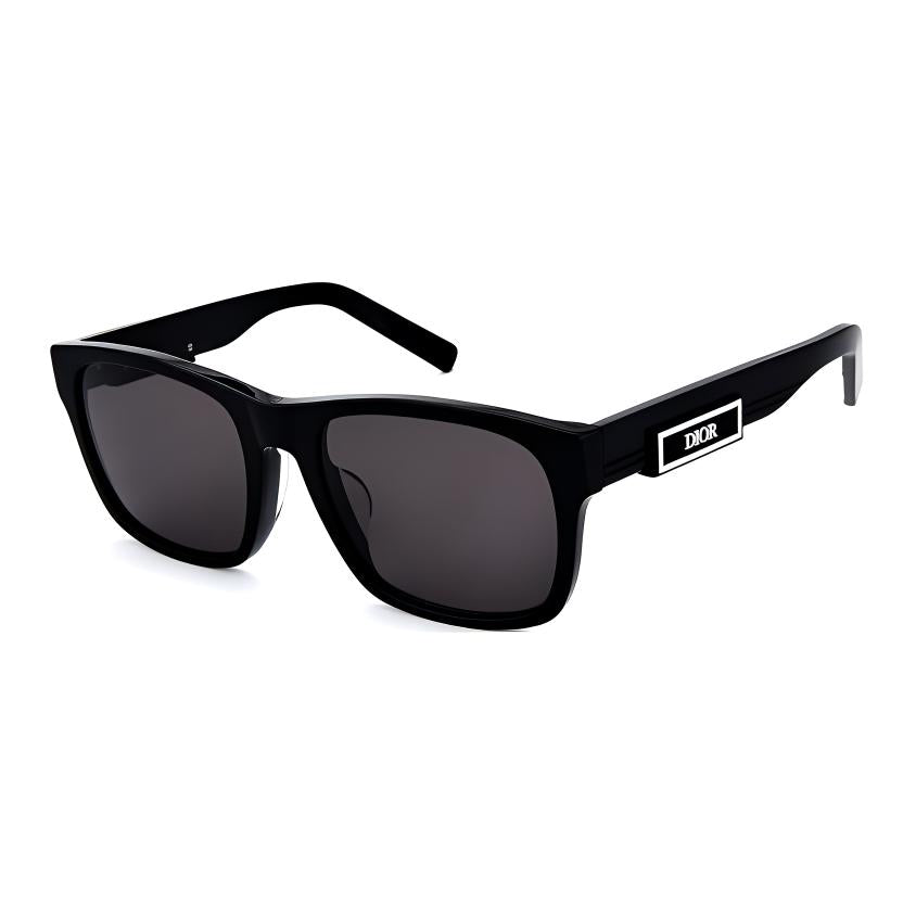 DIOR Injection Molding Square Sunglasses Unisex Black