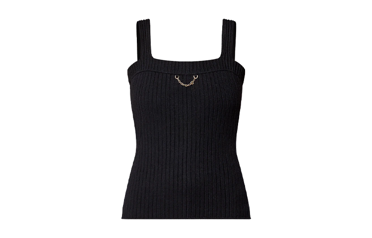 LOUIS VUITTON FW23 Tank Tops Women's Black