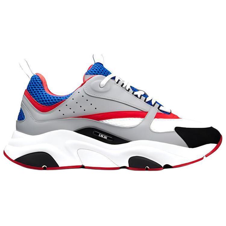 DIOR B22 White Red Blue