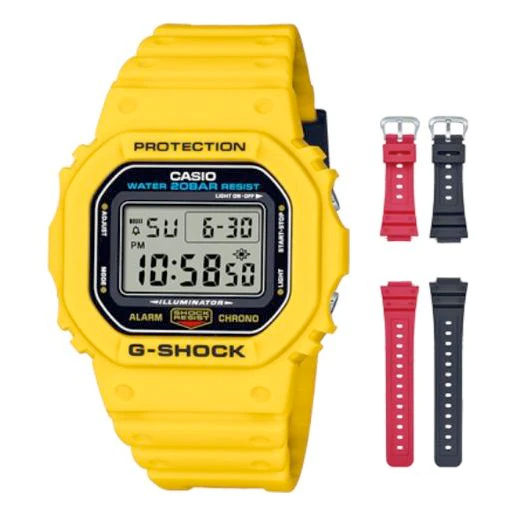 CASIO G-Shock Digital 'Yellow' DWE-5600R-9