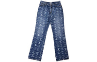 CHANEL 23 Fall And Winter 23B Jeans Women's Dark Blue