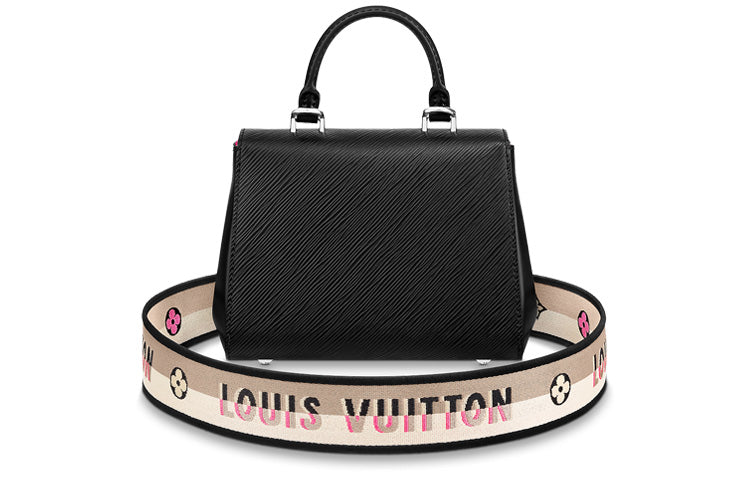 LOUIS VUITTON Cluny Cow Leather Handbag Shoulder Bag Crossbody Bag Mini Women's Black