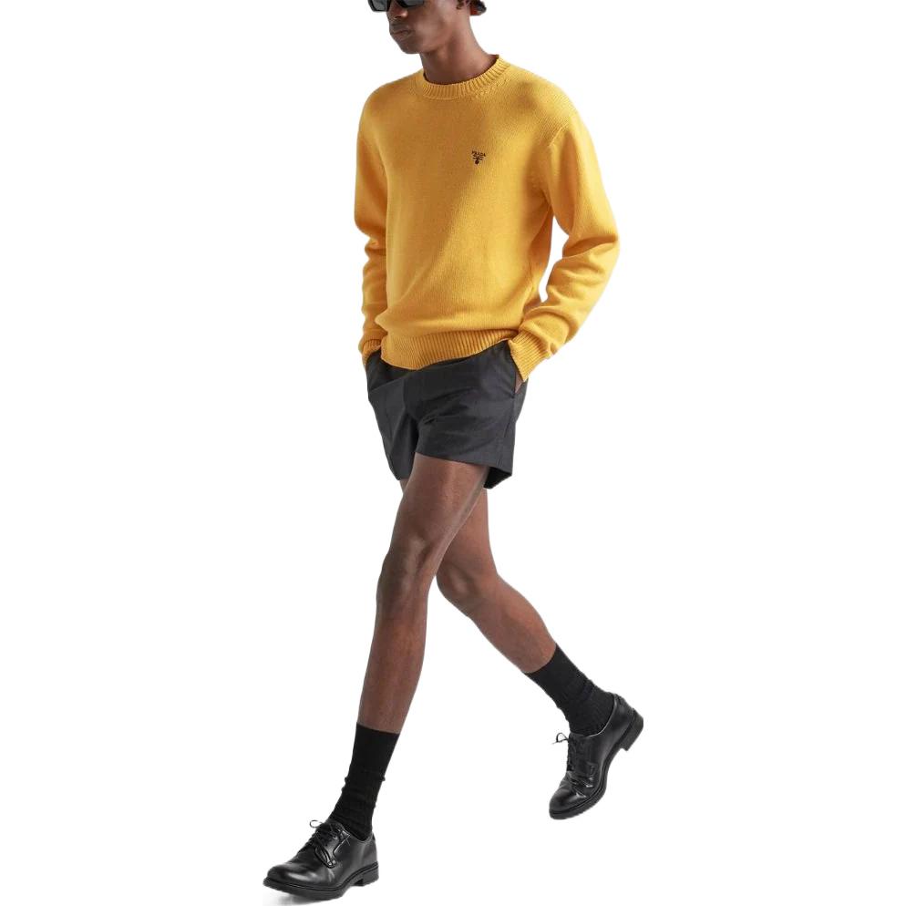 PRADA Cashmere Sweaters Men Yellow
