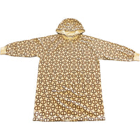 HERMES SS24 Long Sleeved Dress Women's Multicolor