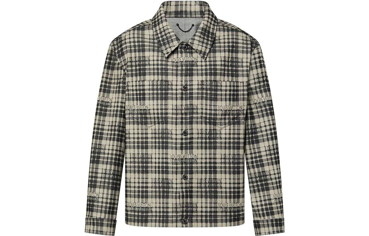LOUIS VUITTON 2010s Checked Overshirt