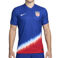 Nike USMNT 24 Match Away Authentic Soccer Jersey 'Blue Red' FJ4264-417