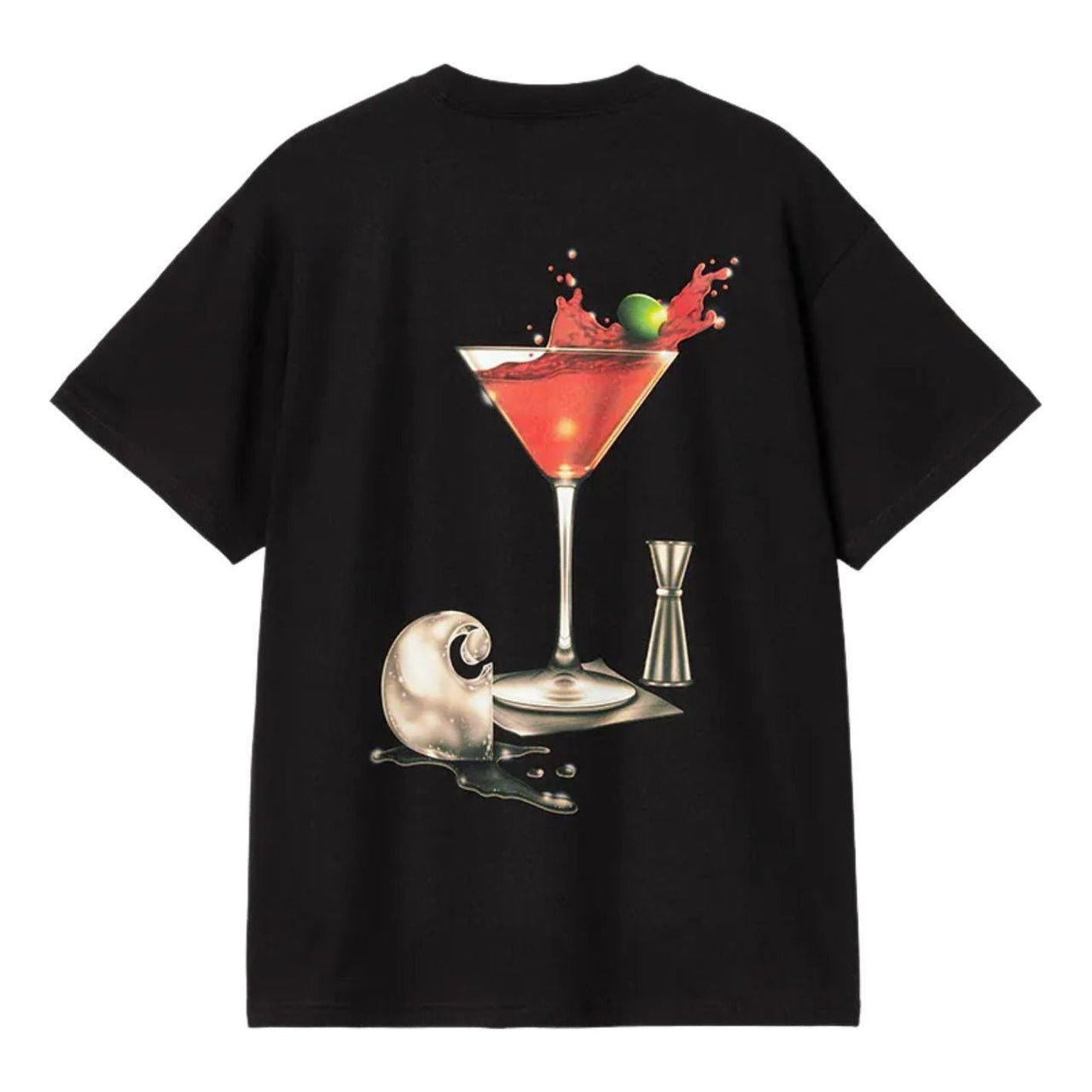 Carhartt WIP Solar Chrome Script Short Sleeve T-Shirt 'Black' I035205-89-XX