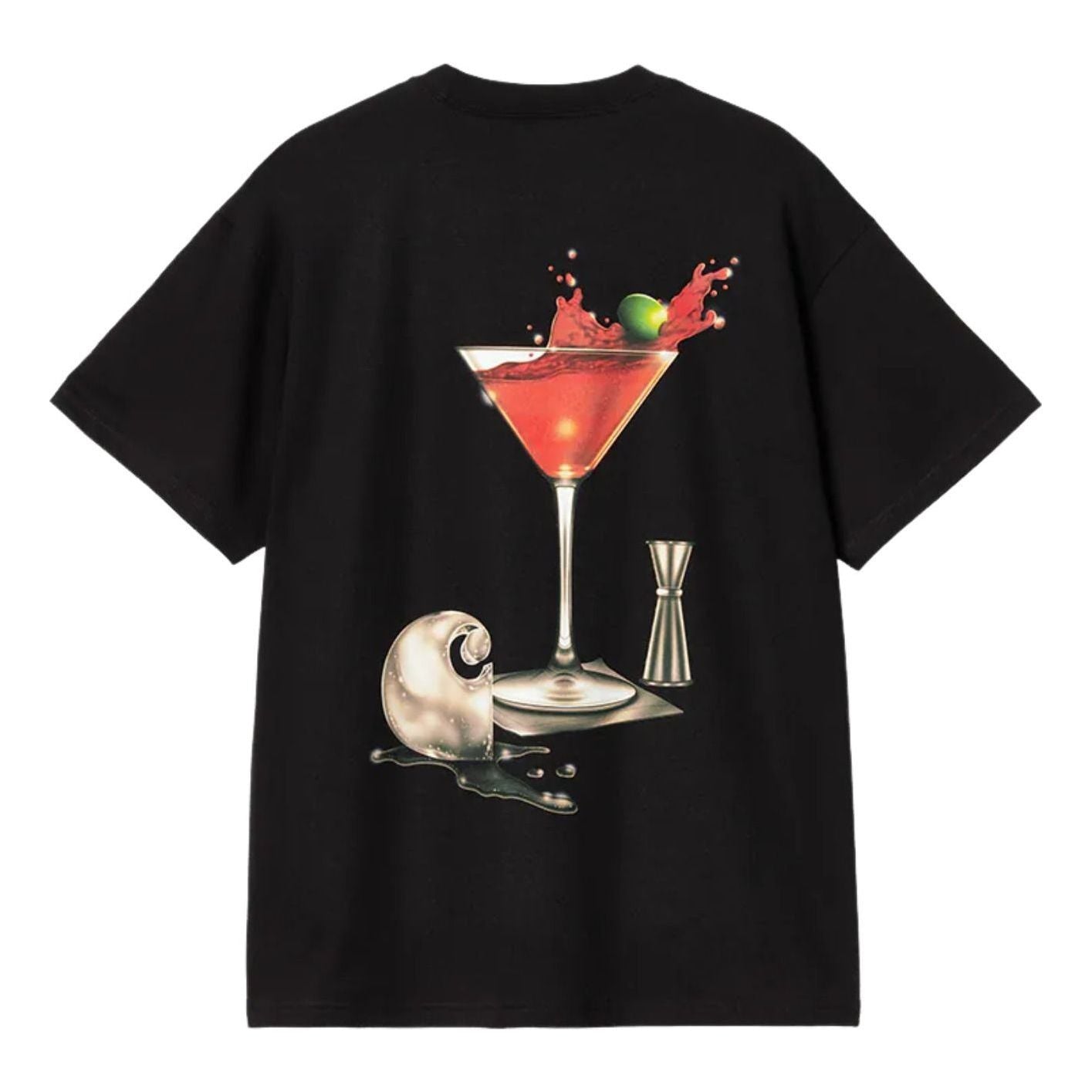 Carhartt WIP Solar Chrome Script Short Sleeve T-Shirt 'Black' I035205-89-XX
