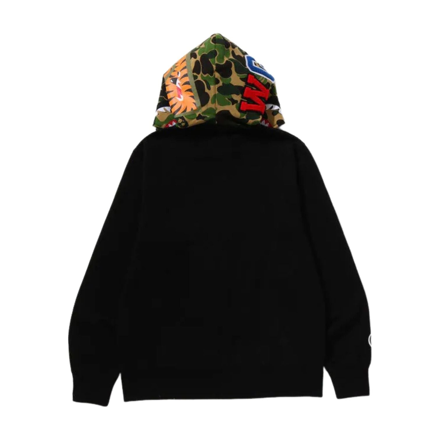 A Bathing Ape ABC Camo Shark Full Zip Hoodie 'Black' 1M30-115-301-BLK