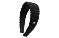 CHANEL Headbands Women's Black