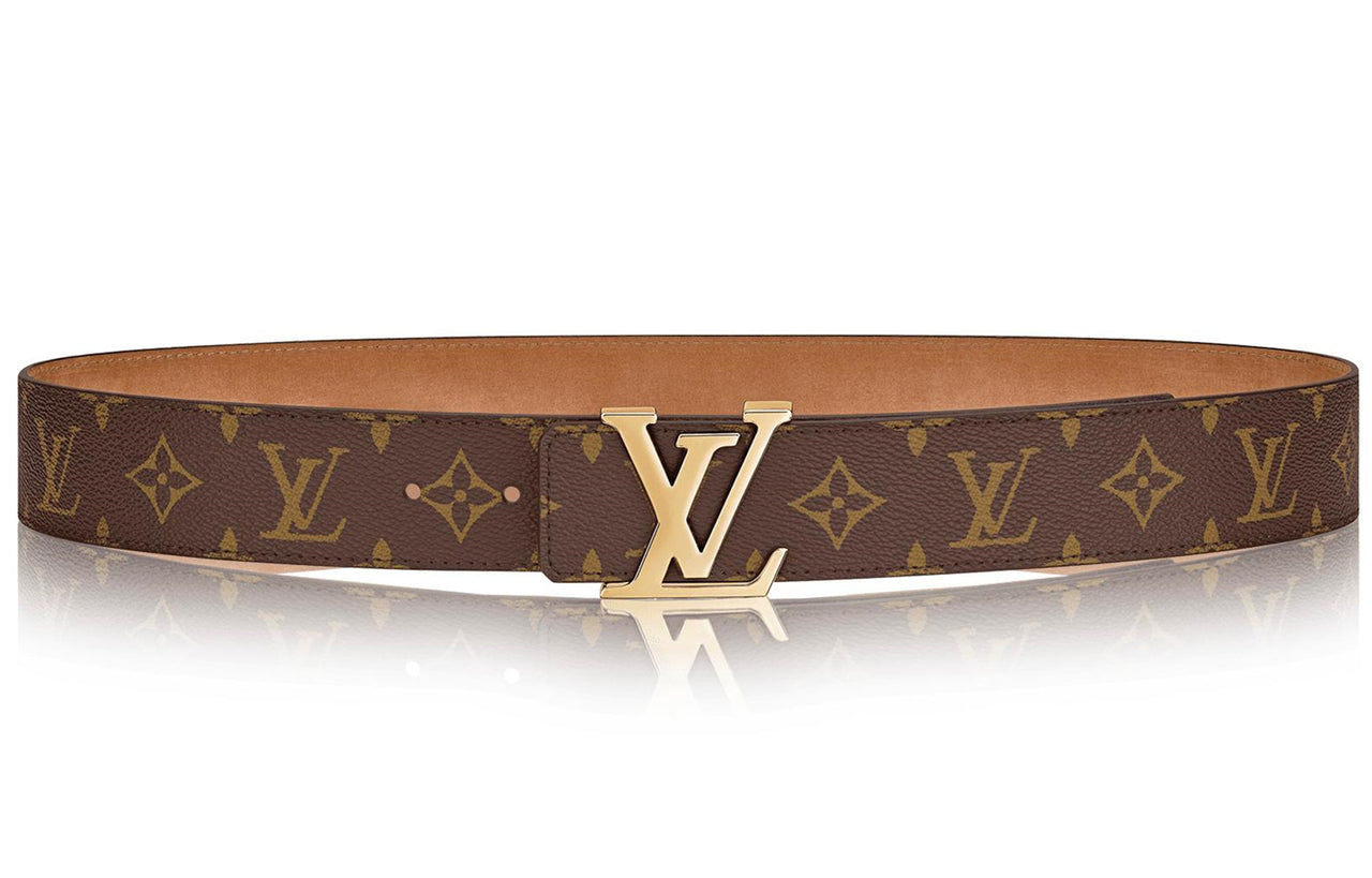 LOUIS VUITTON Belt Initiales Monogram 1.5W