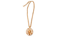 CHANEL Necklaces Unisex Gold