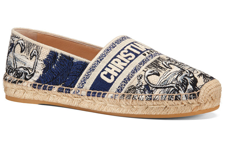 DIOR Granville Women's Casual Shoes Women's Blue White