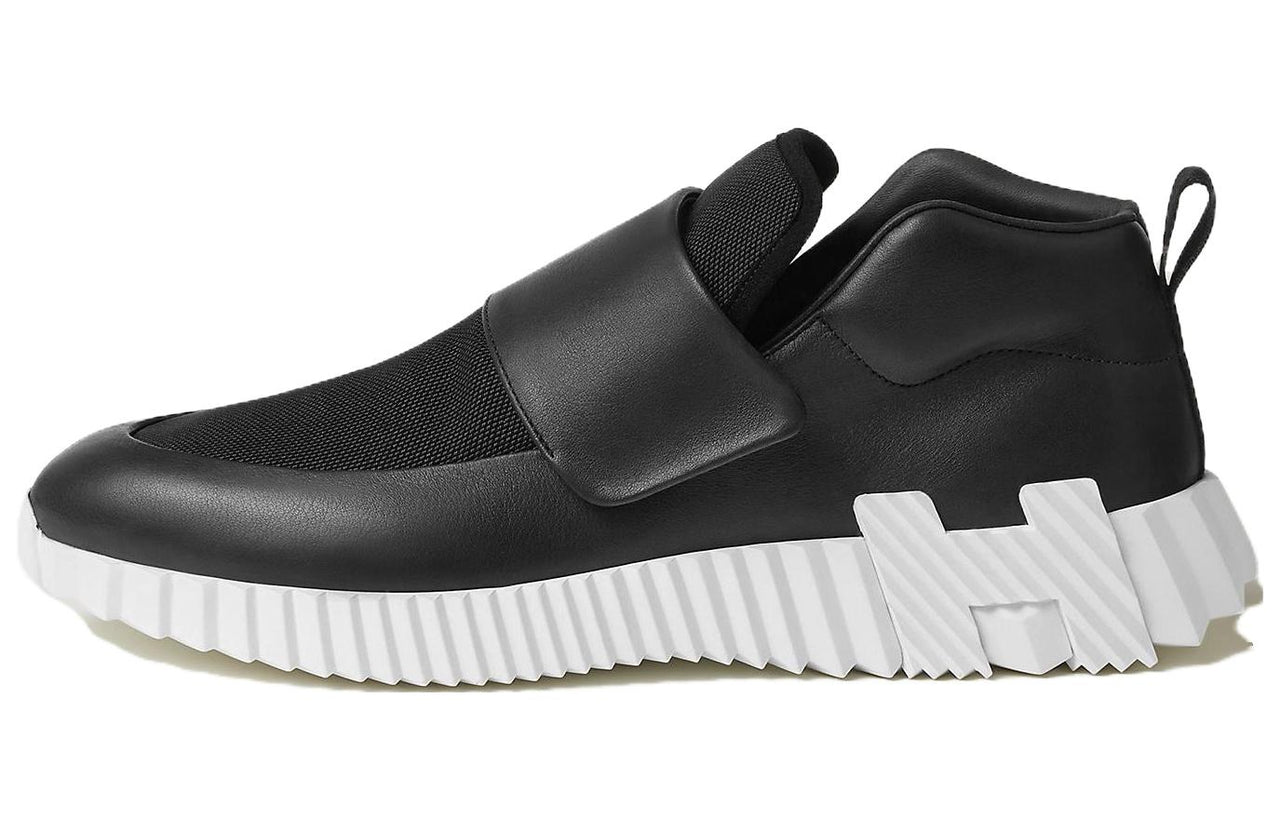 HERMES Low-Top Casual Shoes Men's Black