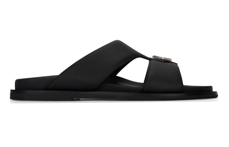 DIOR Aqua Slide Slippers Men's Black
