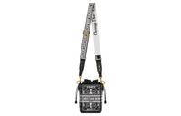 DIOR D-Bubble Collection Embroidery Bucket Bags Crossbody Bag Shoulder Bag Small Size Women's White & Black