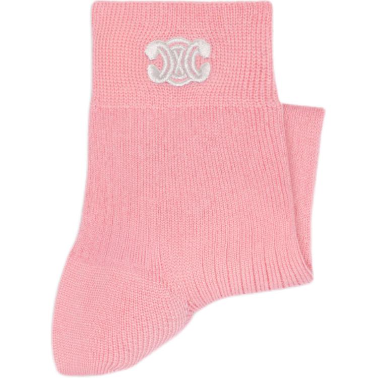 CELINE Ankle Socks Women's Pink