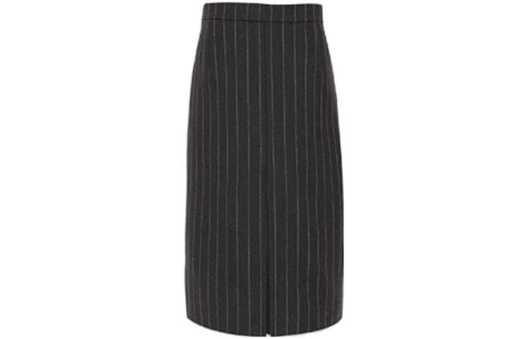 SAINT LAURENT Pinstriped Pencil Skirt