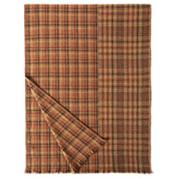 Loro Piana Cashmere Knit Scarves Men's Deep Maple Leaf/Cocoa