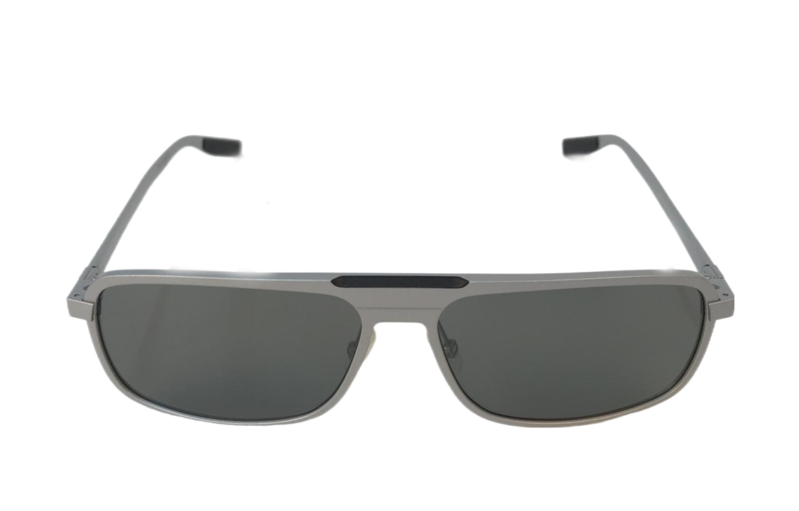 DIOR Aluminum Irregular Shape Sunglasses Unisex Silver