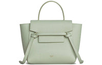 CELINE Grained Calfskin Catfish Bag Shoulder Bag Crossbody Bag Handbag Women's Aqua Green