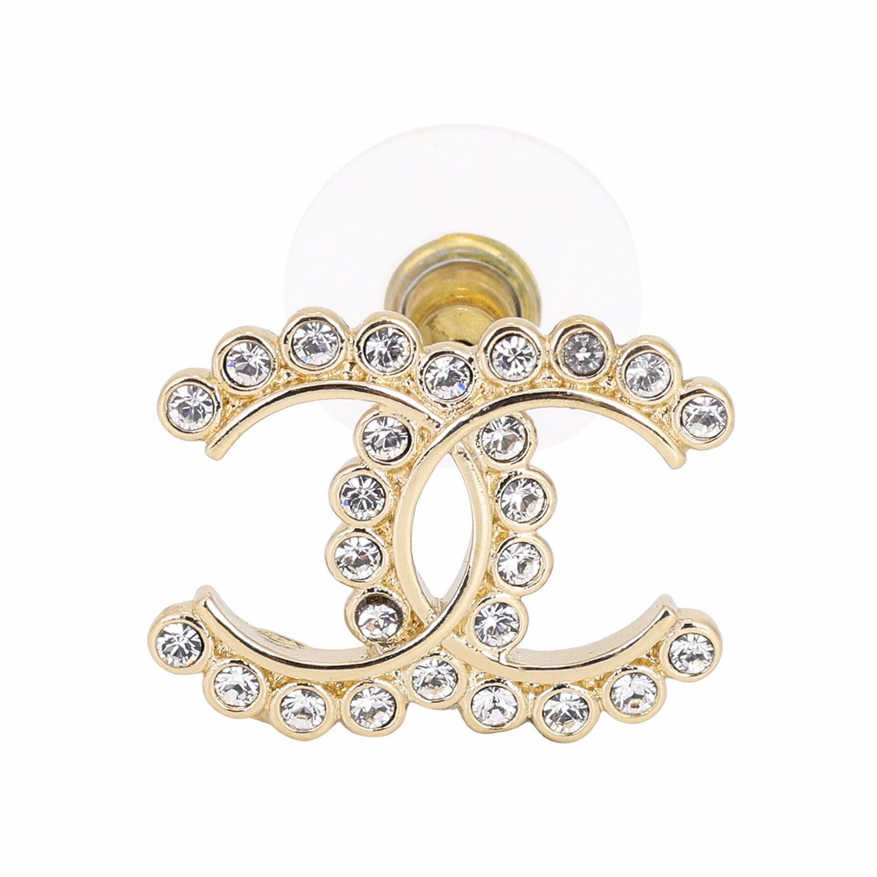 CHANEL Earrings Women's Gold