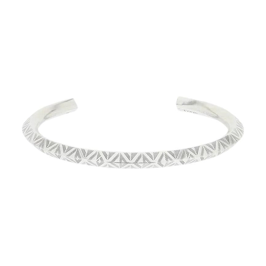 DIOR Brass Bangles Men's Silver