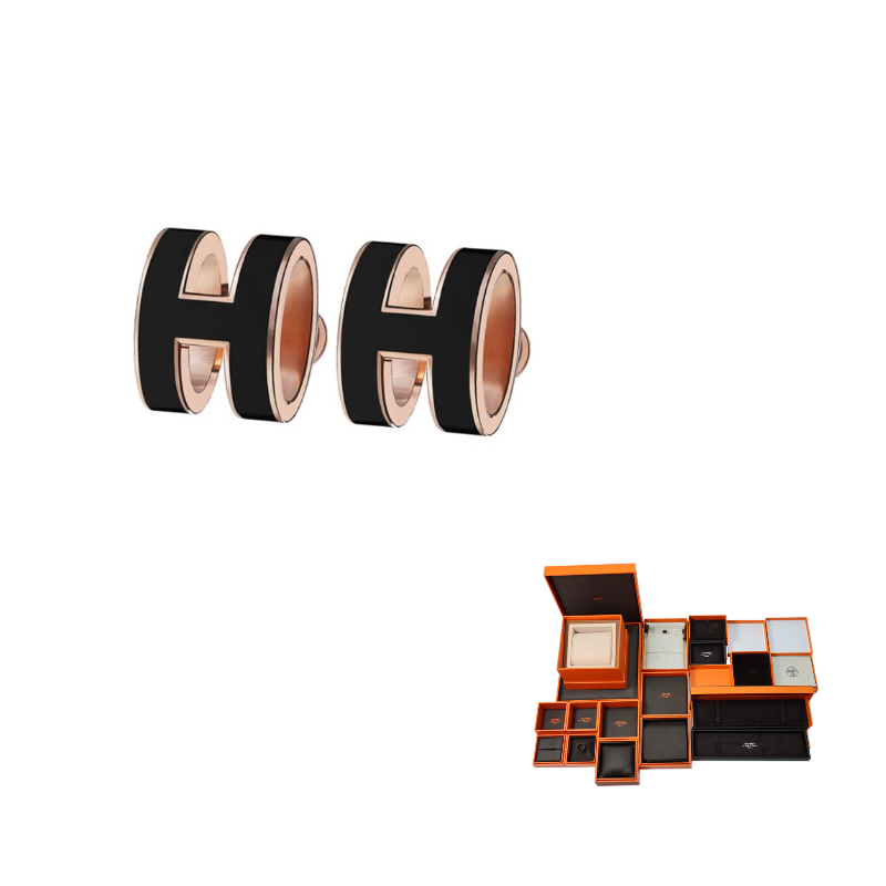 HERMES Earrings Pop H