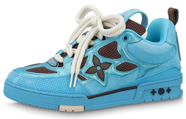 LOUIS VUITTON Skate Sneakers 'Blue Brown'