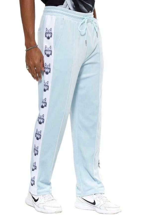 House of Cenmar Velvet Pants with Wolf On The Side 'Tiffany' HOC-WVP