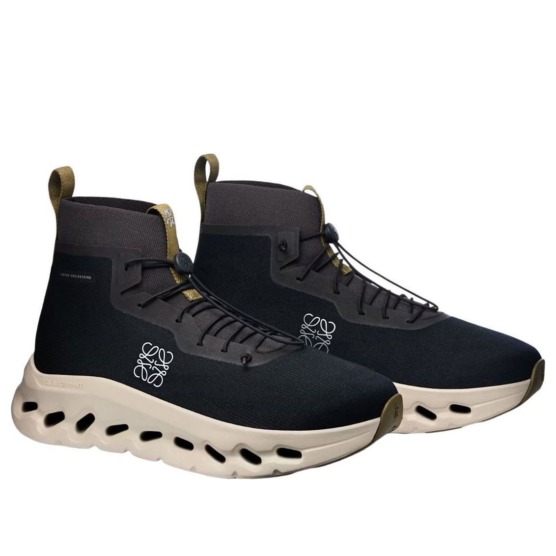 On Running x Loewe Cloudtilt Hi 'Black Oatmeal Olive' 3MG10835483